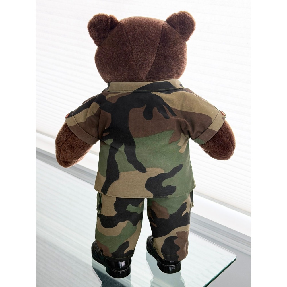 Bear Forces of America US Army Teddy Bear 21" Made in USA Military Camo Rare - Picture 5 of 16
